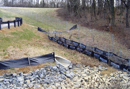 Silt Fence and Drain